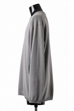 画像をギャラリービューアに読み込む, Y's for men SUMMER KNIT PULLOVER / 12G PLAIN STITCH (CHARCOAL)