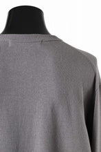 画像をギャラリービューアに読み込む, Y's for men SUMMER KNIT PULLOVER / 12G PLAIN STITCH (CHARCOAL)