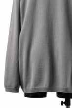 画像をギャラリービューアに読み込む, Y's for men SUMMER KNIT PULLOVER / 12G PLAIN STITCH (CHARCOAL)
