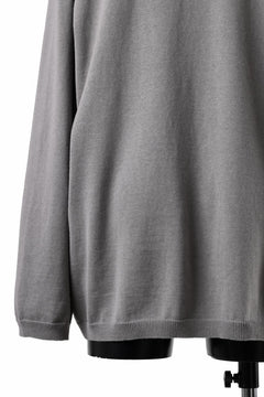 画像をギャラリービューアに読み込む, Y's for men SUMMER KNIT PULLOVER / 12G PLAIN STITCH (CHARCOAL)