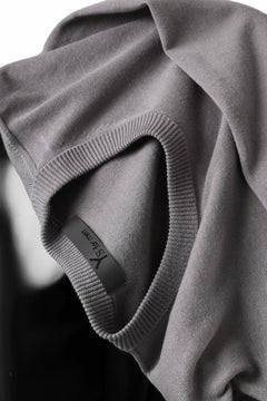 画像をギャラリービューアに読み込む, Y's for men SUMMER KNIT PULLOVER / 12G PLAIN STITCH (CHARCOAL)