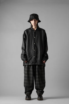 画像をギャラリービューアに読み込む, N/07 exclusive EASY WAIST TAPERED PANTS / T/R DOUBLE SIDE BRUSHED 2WAY STRETCH (CHECK)