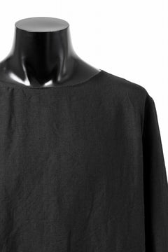 画像をギャラリービューアに読み込む, sus-sous sleeping shirts / 25/1 linen natural washer (BLACK)