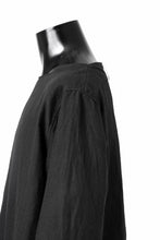 Load image into Gallery viewer, sus-sous sleeping shirts / 25/1 linen natural washer (BLACK)