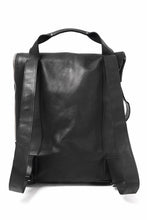 Load image into Gallery viewer, A.F ARTEFACT x Portaille LEATHER BACK PACK / WAXED HORSE LEAHER (BLACK)