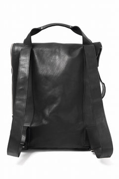 Load image into Gallery viewer, A.F ARTEFACT x Portaille LEATHER BACK PACK / WAXED HORSE LEAHER (BLACK)
