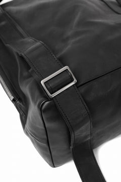 Load image into Gallery viewer, A.F ARTEFACT x Portaille LEATHER BACK PACK / WAXED HORSE LEAHER (BLACK)