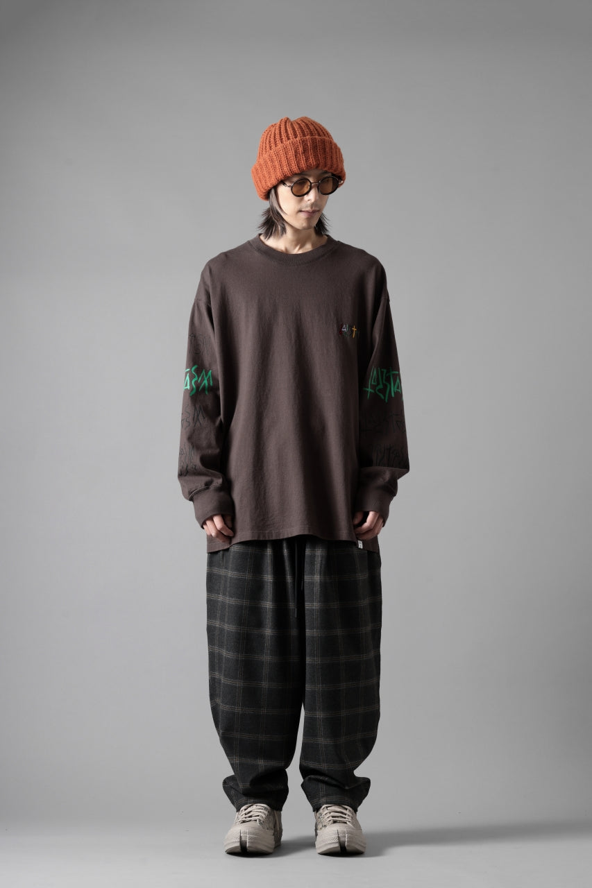 画像をギャラリービューアに読み込む, N/07 exclusive EASY WAIST TAPERED PANTS / T/R DOUBLE SIDE BRUSHED 2WAY STRETCH (CHECK)