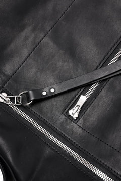 Load image into Gallery viewer, A.F ARTEFACT x Portaille LEATHER BACK PACK / WAXED HORSE LEAHER (BLACK)