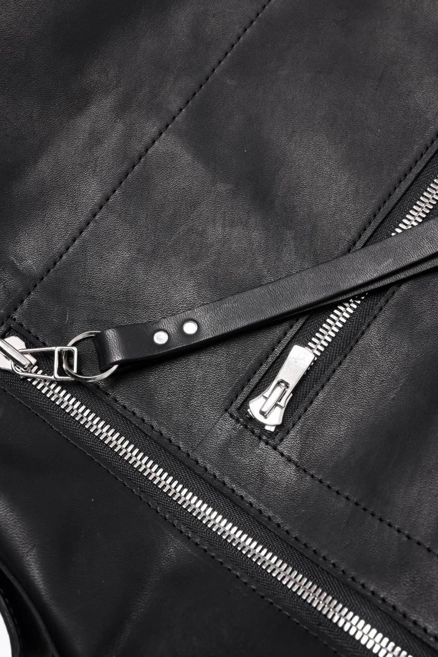 Load image into Gallery viewer, A.F ARTEFACT x Portaille LEATHER BACK PACK / WAXED HORSE LEAHER (BLACK)