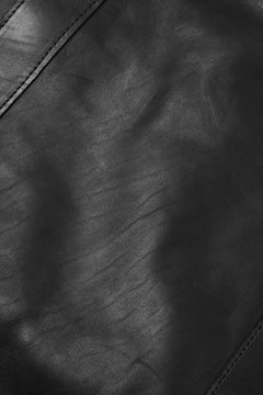 Load image into Gallery viewer, A.F ARTEFACT x Portaille LEATHER BACK PACK / WAXED HORSE LEAHER (BLACK)