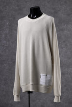 画像をギャラリービューアに読み込む, A.F ARTEFACT OVER SIZED DOLMAN LONG PULL OVER / WAFFLE COTTON JERSEY (IVORY)