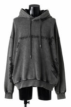 画像をギャラリービューアに読み込む, Feng Chen Wang GREY RIPPED JERSY HOODIE (GREY)