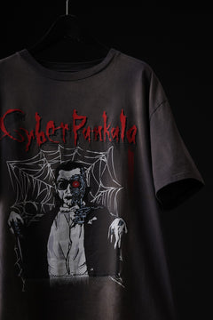 画像をギャラリービューアに読み込む, ZIG UR IDOL FADED & CRACKED SS TOPS - Cyber Punkula (VINTAGE GREY)