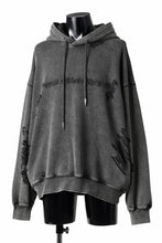 画像をギャラリービューアに読み込む, Feng Chen Wang GREY RIPPED JERSY HOODIE (GREY)