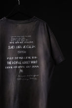 画像をギャラリービューアに読み込む, ZIG UR IDOL FADED & CRACKED SS TOPS - 666 (VINTAGE GREY)