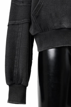 画像をギャラリービューアに読み込む, Feng Chen Wang PANELLED FULL ZIP HOODIE (BLACK)