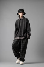 画像をギャラリービューアに読み込む, N/07 exclusive EASY WAIST TAPERED PANTS / T/R DOUBLE SIDE BRUSHED 2WAY STRETCH (CHECK)