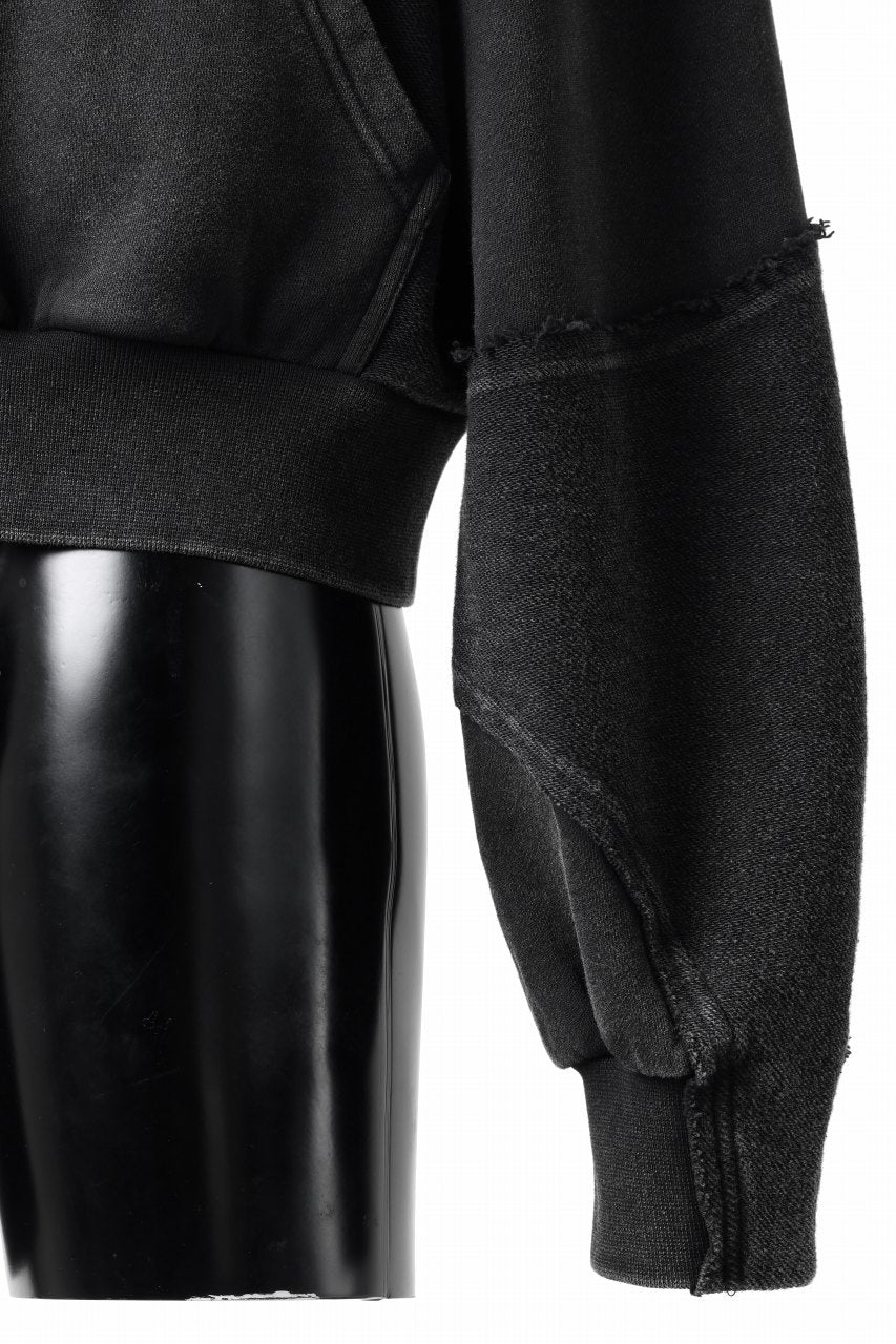 画像をギャラリービューアに読み込む, Feng Chen Wang PANELLED FULL ZIP HOODIE (BLACK)