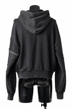 画像をギャラリービューアに読み込む, Feng Chen Wang PANELLED FULL ZIP HOODIE (BLACK)