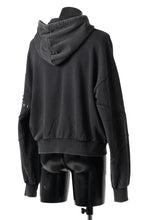 画像をギャラリービューアに読み込む, Feng Chen Wang PANELLED FULL ZIP HOODIE (BLACK)