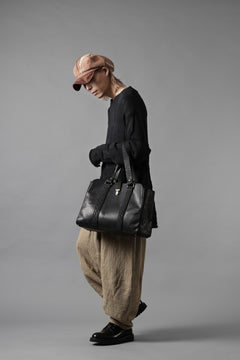 画像をギャラリービューアに読み込む, YUTA MATSUOKA circle pants / silk linen dobby stripe (camel)