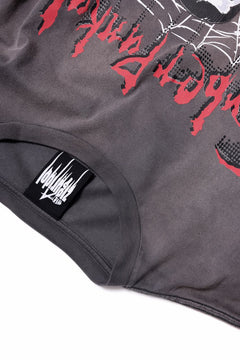 画像をギャラリービューアに読み込む, ZIG UR IDOL FADED & CRACKED SS TOPS - Cyber Punkula (VINTAGE GREY)