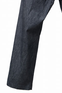 画像をギャラリービューアに読み込む, CAPERTICA WIDE SEAMLESS TROUSERS / ZIMBABWE COTTON LITE DENIM (INDIGO)