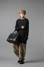 画像をギャラリービューアに読み込む, YUTA MATSUOKA circle pants / silk linen dobby stripe (camel)