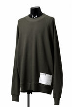 画像をギャラリービューアに読み込む, A.F ARTEFACT OVER SIZED DOLMAN LONG PULL OVER / WAFFLE COTTON JERSEY (KHAKI)