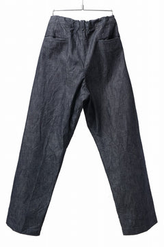 画像をギャラリービューアに読み込む, CAPERTICA WIDE SEAMLESS TROUSERS / ZIMBABWE COTTON LITE DENIM (INDIGO)