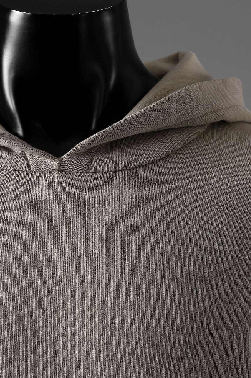 daub DYEING HOODIE PULLOVER / F.TERRY (SAND)