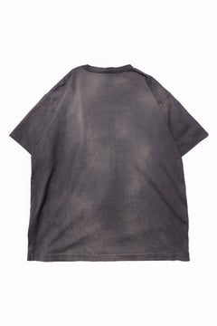画像をギャラリービューアに読み込む, ZIG UR IDOL FADED & CRACKED SS TOPS - EXCESS (VINTAGE GREY)