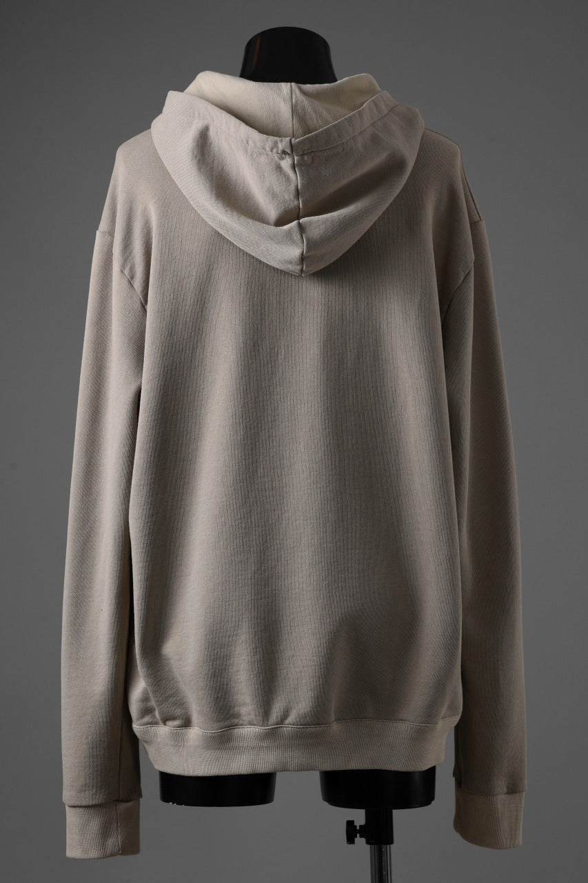 daub DYEING HOODIE PULLOVER / F.TERRY (SAND)