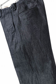 画像をギャラリービューアに読み込む, CAPERTICA WIDE SEAMLESS TROUSERS / ZIMBABWE COTTON LITE DENIM (INDIGO)