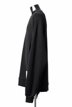 画像をギャラリービューアに読み込む, A.F ARTEFACT OVER SIZED DOLMAN LONG PULL OVER / WAFFLE COTTON JERSEY (BLACK)