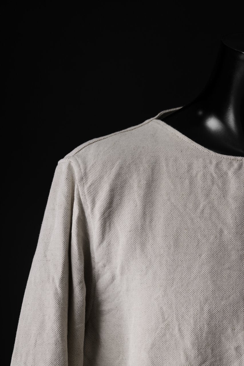 Load image into Gallery viewer, sus-sous sleeping shirts / C/L PLAIN WEAVE (NATURAL)