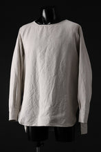 Load image into Gallery viewer, sus-sous sleeping shirts / C/L PLAIN WEAVE (NATURAL)