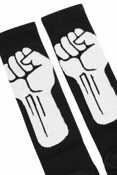 Load image into Gallery viewer, 11 BY BORIS BIDJAN SABERI BLOCK "MASTER CROSS-FIST-DON'T / SOCKS1B" / 1set 3pairs (BLACK)