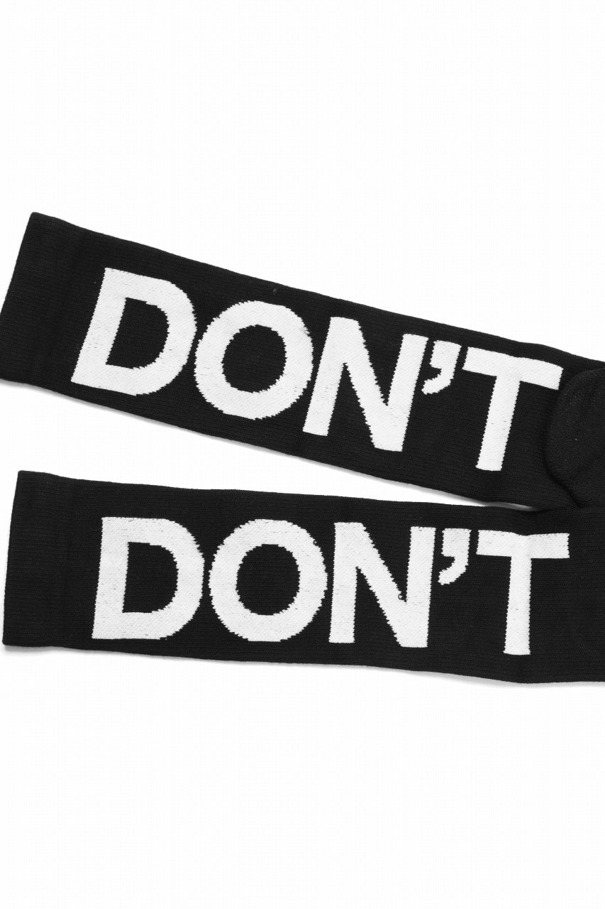 Load image into Gallery viewer, 11 BY BORIS BIDJAN SABERI BLOCK "MASTER CROSS-FIST-DON'T / SOCKS1B" / 1set 3pairs (BLACK)