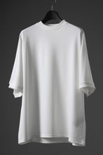 画像をギャラリービューアに読み込む, N/07 DOLMAN SHORT SLEEVE TEE / AQUASUITING THICK RIB (WHITE)