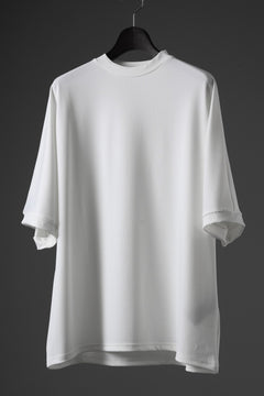 画像をギャラリービューアに読み込む, N/07 DOLMAN SHORT SLEEVE TEE / AQUASUITING THICK RIB (WHITE)