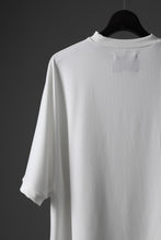 画像をギャラリービューアに読み込む, N/07 DOLMAN SHORT SLEEVE TEE / AQUASUITING THICK RIB (WHITE)