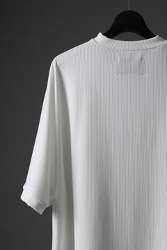 画像をギャラリービューアに読み込む, N/07 DOLMAN SHORT SLEEVE TEE / AQUASUITING THICK RIB (WHITE)