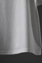 画像をギャラリービューアに読み込む, N/07 DOLMAN SHORT SLEEVE TEE / AQUASUITING THICK RIB (WHITE)