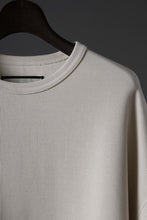 画像をギャラリービューアに読み込む, N/07 OVERSIZE TOP / RIBBED CARDBOARD KNIT JERSEY (IVORY)