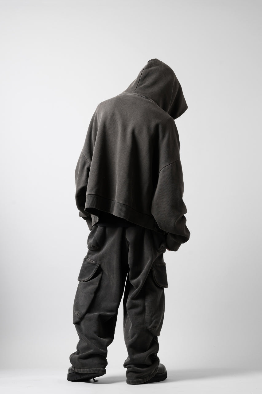 画像をギャラリービューアに読み込む, entire studios HEAVY GOCAR SWEAT PANTS (WASHED BLACK)