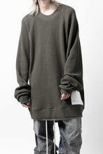 画像をギャラリービューアに読み込む, A.F ARTEFACT OVER SIZED DOLMAN LONG PULL OVER / WAFFLE COTTON JERSEY (KHAKI)
