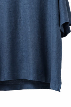 Load image into Gallery viewer, CAPERTICA OVERSIZED ASYMMETRY TEE / LINEN HEAVY JERSEY (ANTIQUE BLACK)
