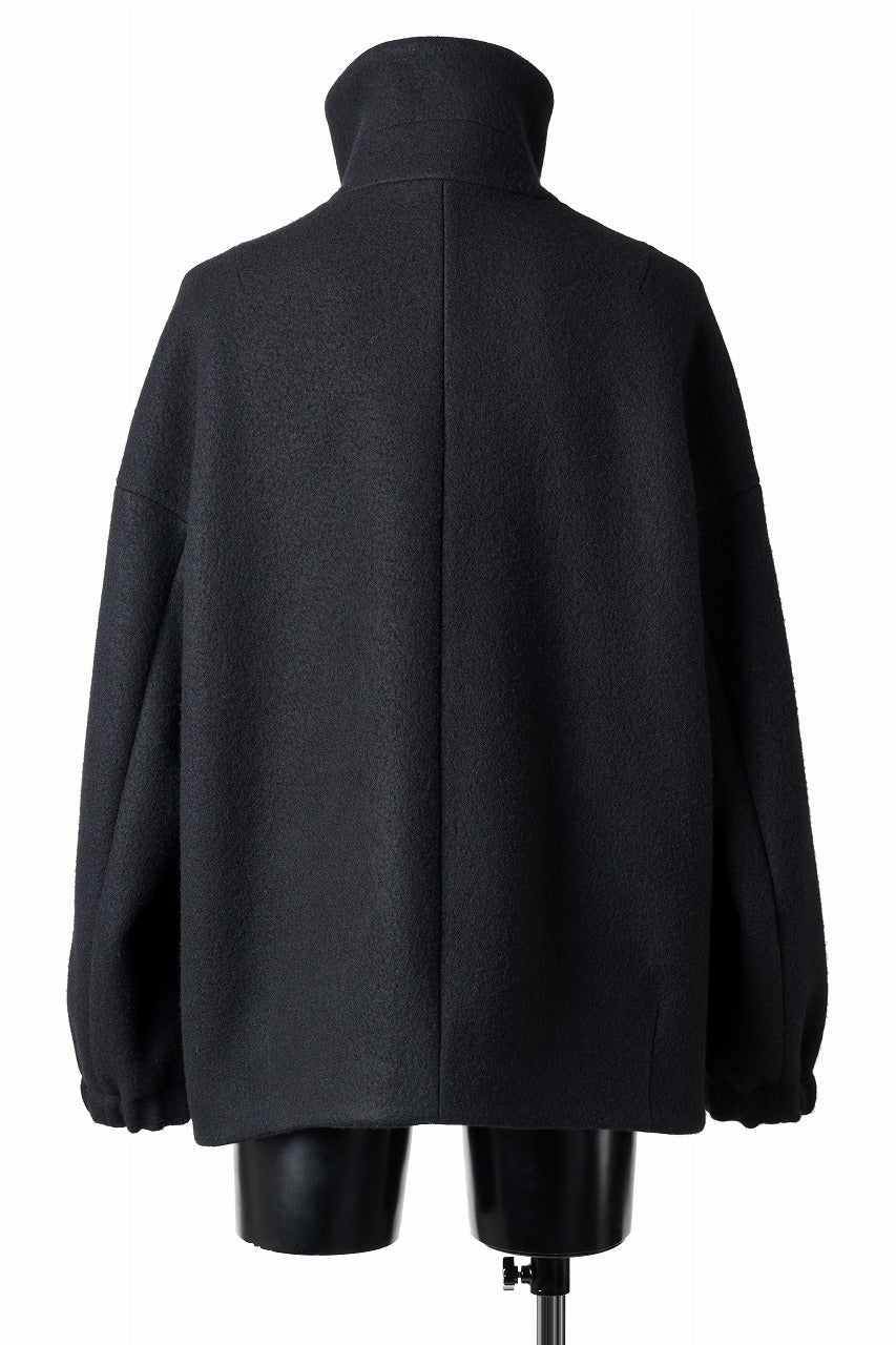 画像をギャラリービューアに読み込む, forme d'expression Bomber Short Coat (Black)